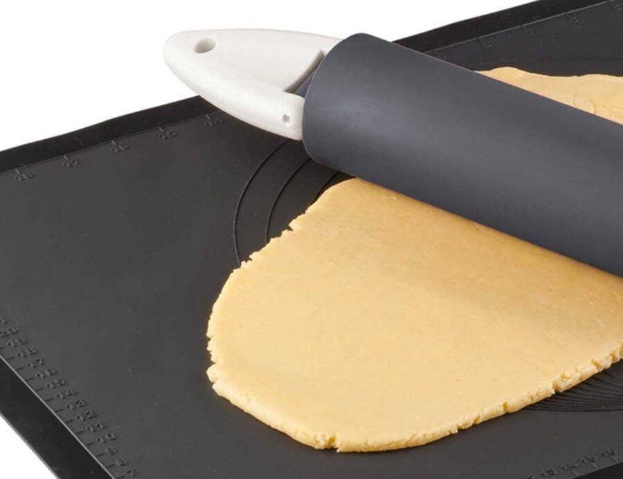 Deegroller Siliconen Grijs één maat Keukenaccessoire Kookgerei
