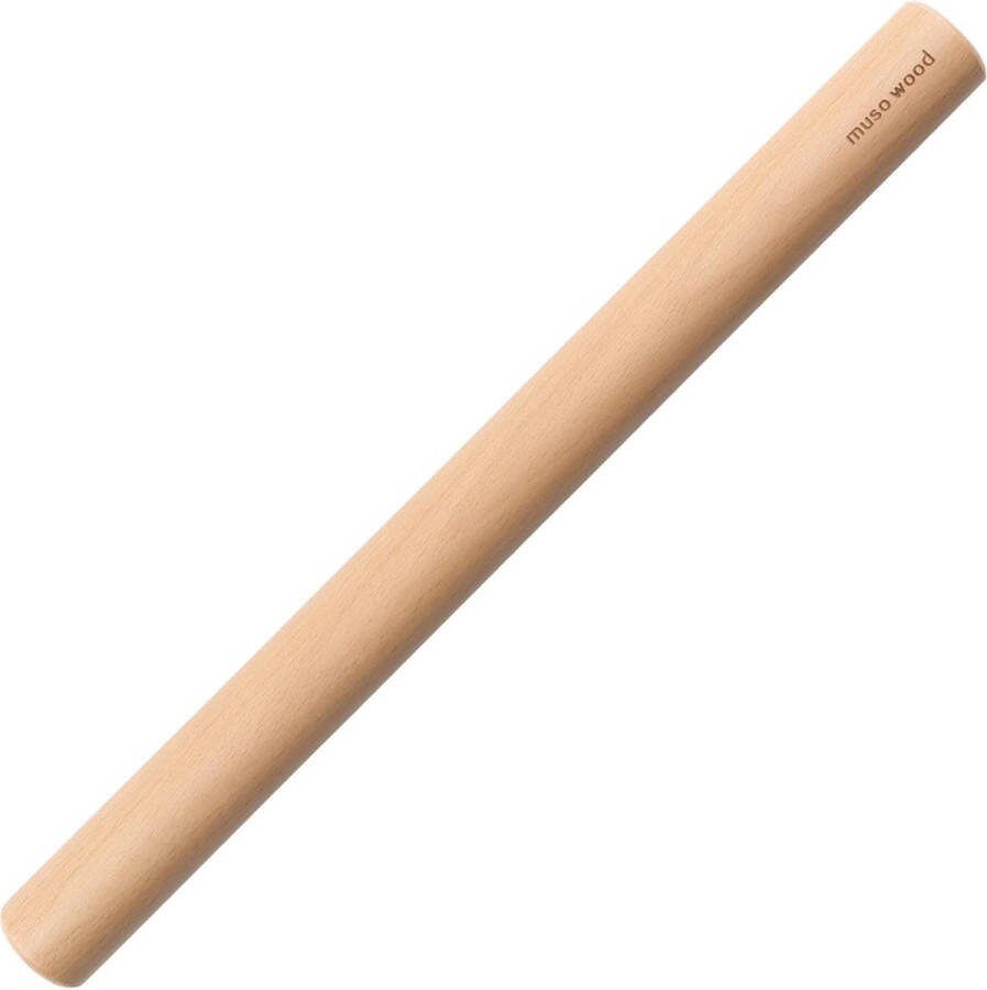 Deegroller voor bakken houten deegroller voor fondant pizza cake pastadeeg (40 cm beukenhout)