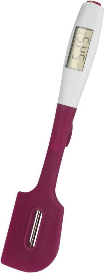 Deegschraper met digitale thermometer wit 228 x 124 x 38 cm 2 stuks