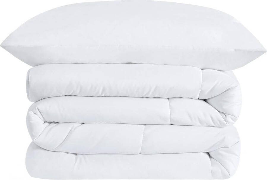 Dekbed 155x220 set met kussen all-season dekbed en kussenset 80x80 cm hoofdkussen en dekbed set met 300 GSM vulling Stitch bedset met deken en kussen 155x220