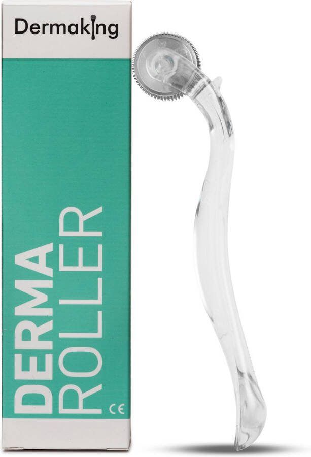Dermaking Dermaroller 0 5mm Voor huidverjonging & Acné littekens 540 Titanium Naalden Steriel Verpakt CE-gecertificeerd