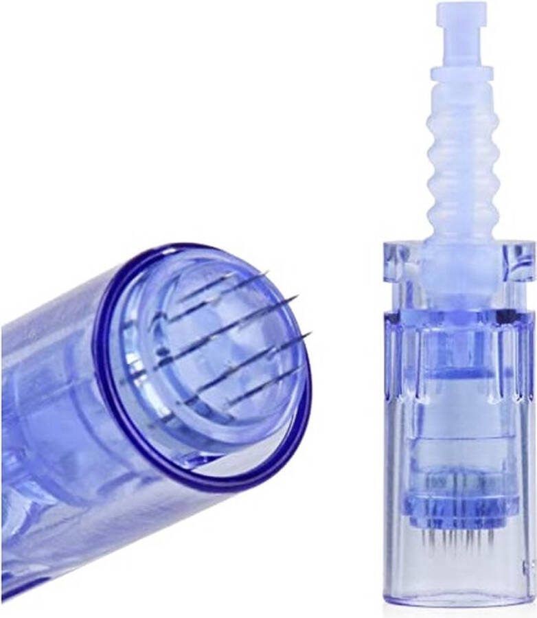 Dermapen Microneedling Cartridges 20 opzetstukken 12 PIN Screw Slot Disposable Replacement Cartridges Dermapen naalden Acne verwijderen Litteken behandeling Rimpels behandelen Dermapen needle