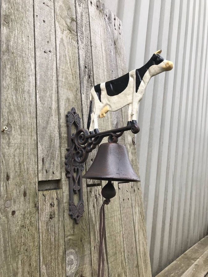 Deurbel 'koe' wand bel erg leuk!
