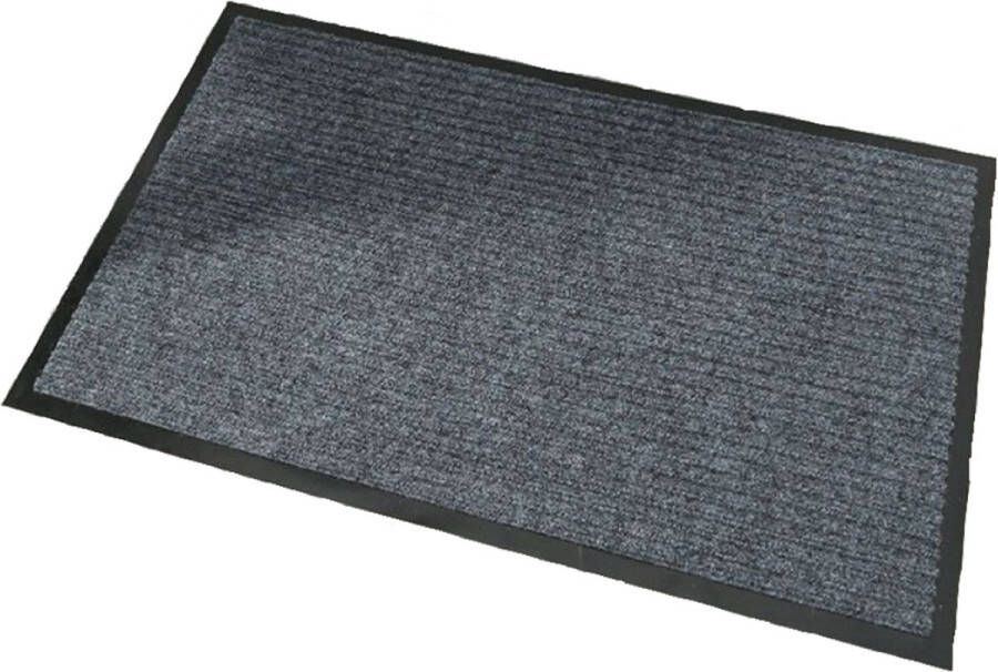 Deurmat Schoonloopmat Deurmat binnen Grijs 58x87cm Binnen Antislip Inloopmat Deurtapijt Deurmat voordeur Woning Winkel Kantoor Bedrijfspand