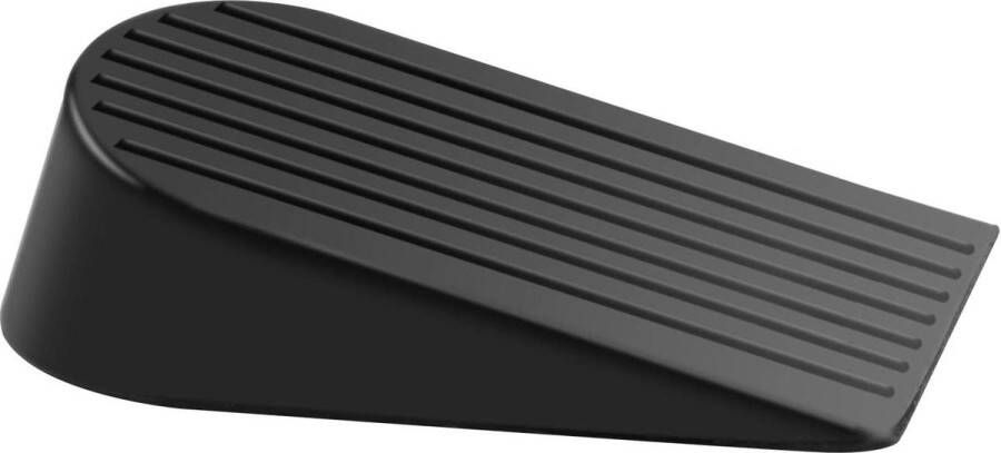 Deurstopper extra grote rubberen deurwiggen robuuste zwarte deurstoppers antislip deurstopperhouder voor vloer terras poorten tuin keuken kantoor