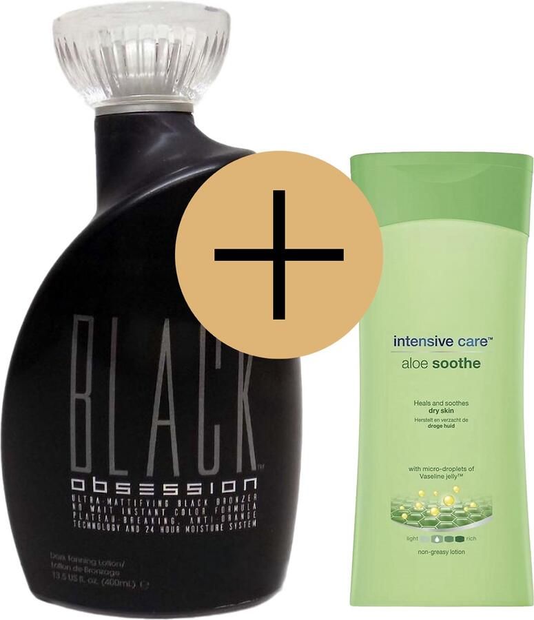 Devoted Creations Black Obsession 400ml Met Vaseline bodylotion