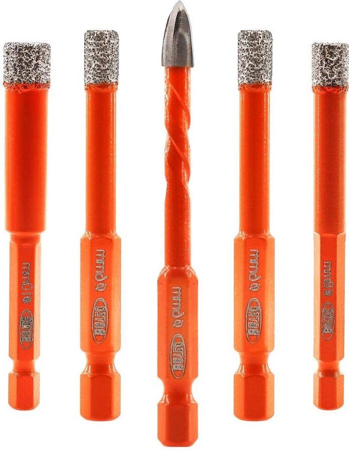 Diamantboor Set-Tegel Boor 6 6 8 10mm-Carbide Boor-Graniet Marmer