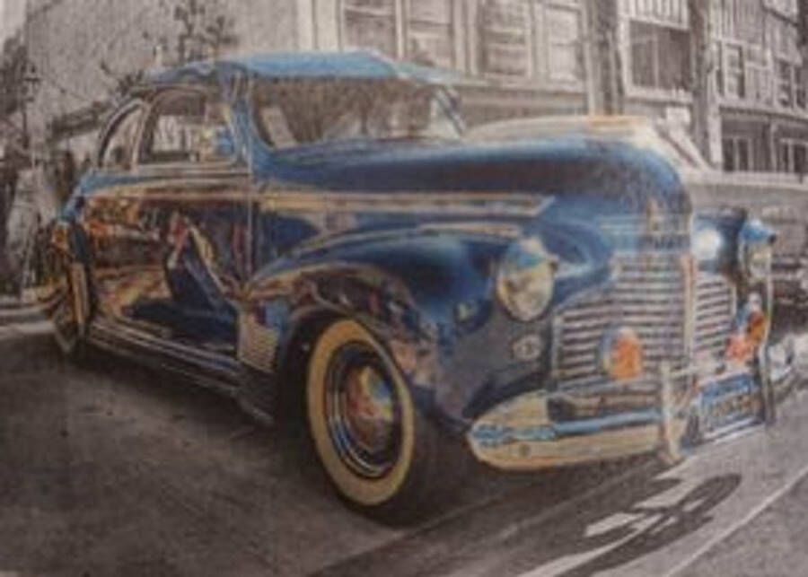 Diamond painting Canvasdoek met voorbedrukte afbeelding 40x50 Oldtimer