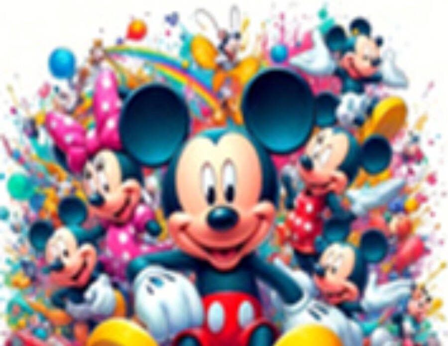 Diamond Painting Disney Mickey Mouse Mini Katrien Disneyland Minnie Donald Duck Goofy 30 x 30 cm