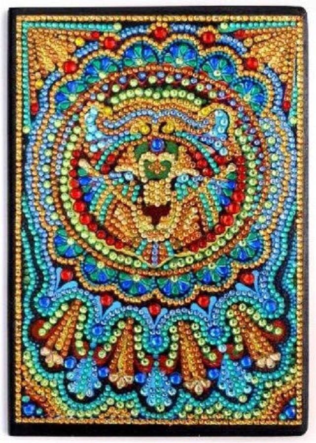 Diamond Painting Notitieboek Formaat A5 Ronde Steentjes Mandala