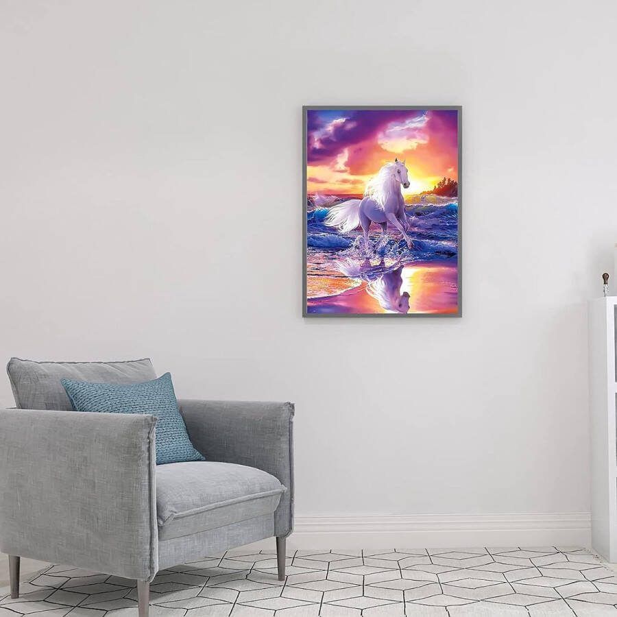Diamond Painting Paard Horse Diamond Painting set for adults and children 30 * 40cm