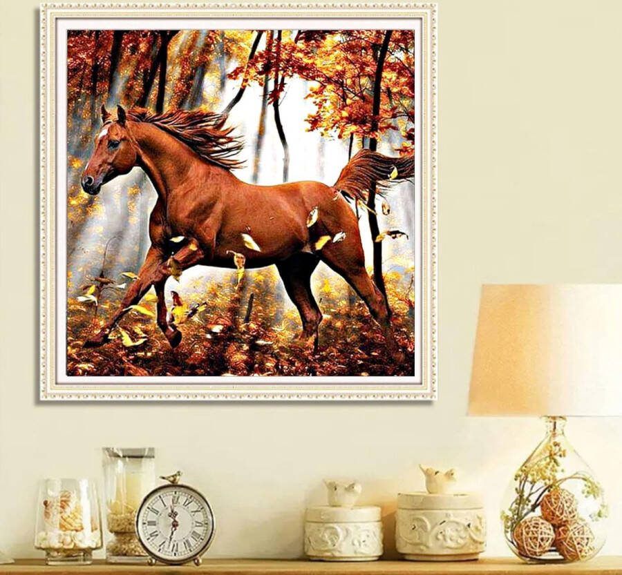 Diamond Painting Paard Horse Diamond Painting set for adults and children 30x30cm