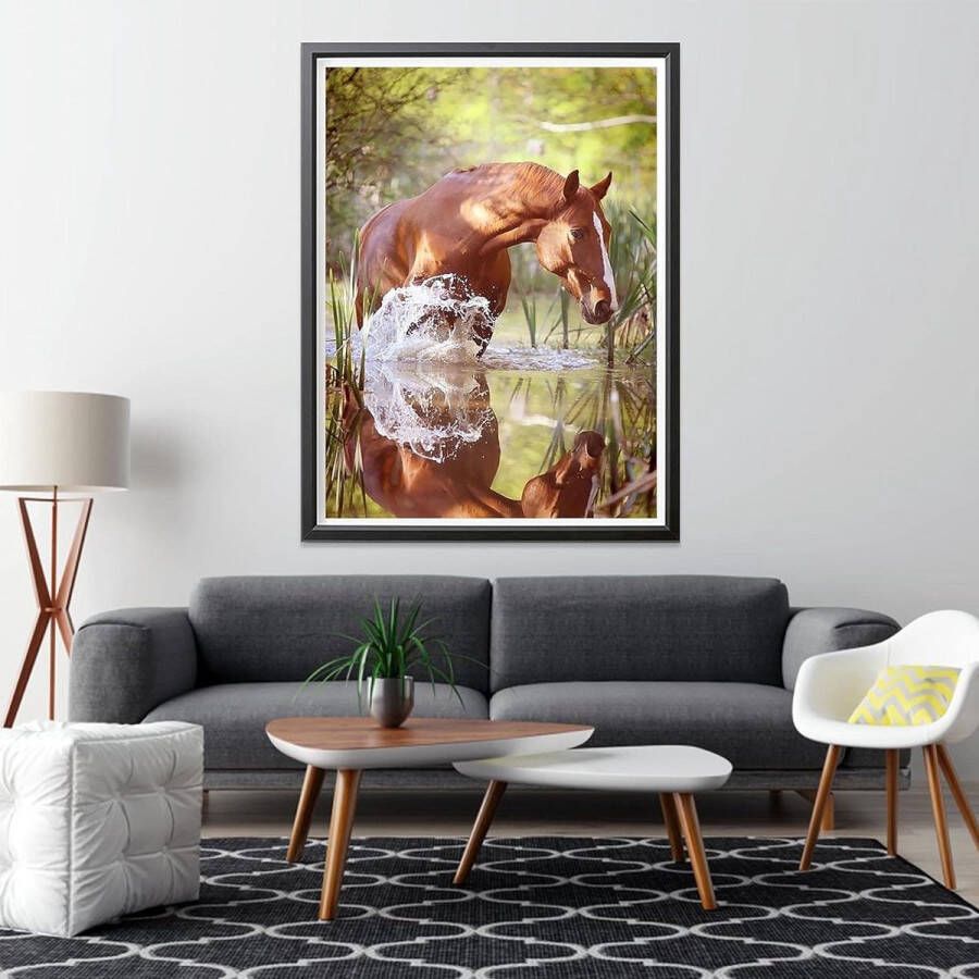 Diamond Painting Paard Horse Diamond Painting set for adults and children 30x40cm