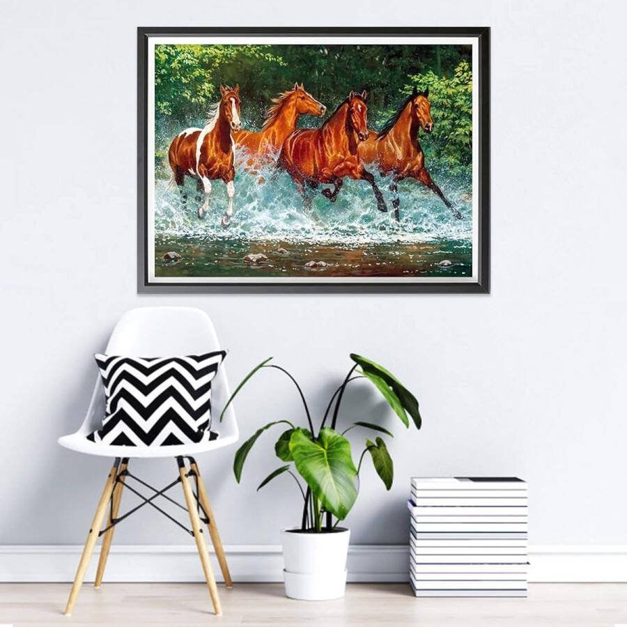 Diamond Painting Paard Horse Diamond Painting set for adults and children 30x40cm