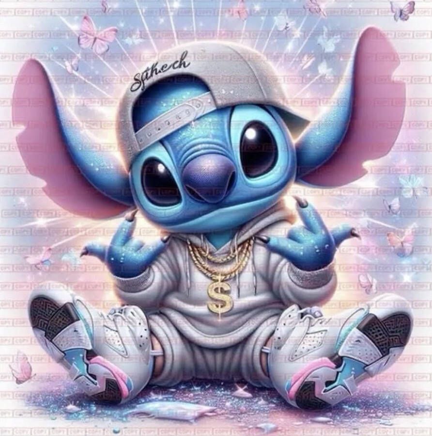 Diamond Painting stitch Pakket Diamond painting volwassenen- Diamond painting Kinderen-Hobby- 40x40 Ronde diamantjes