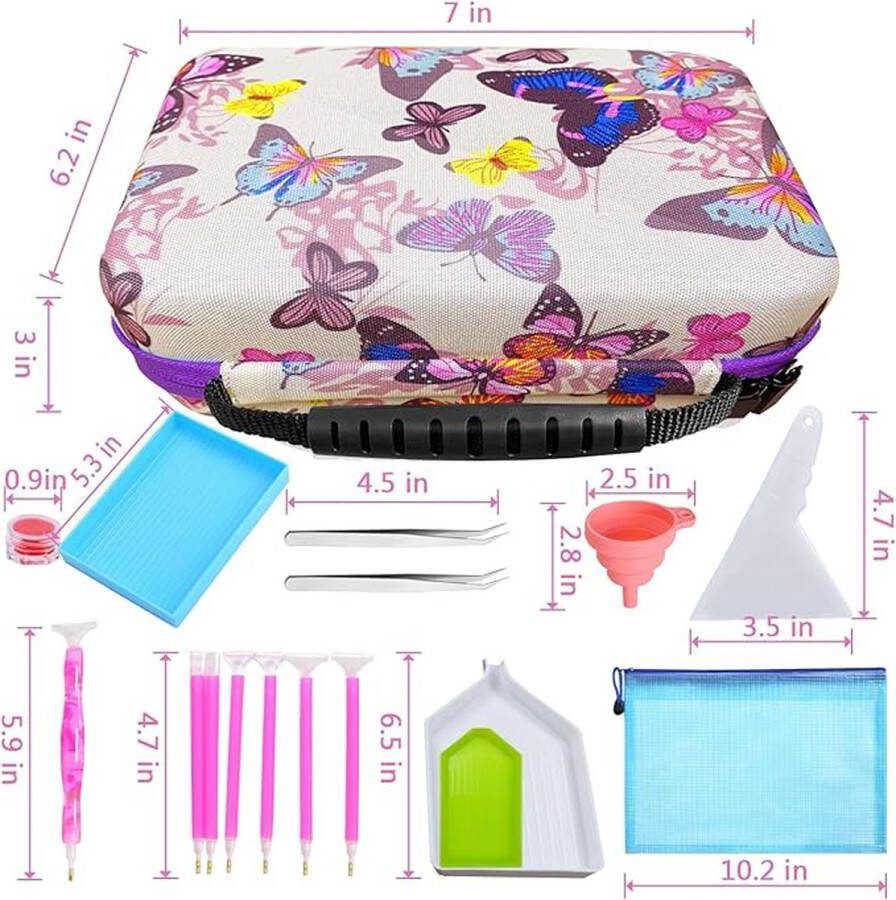 Diamond painting storage box diamantborduurwerk doos voor doe-het-zelf handwerk 30