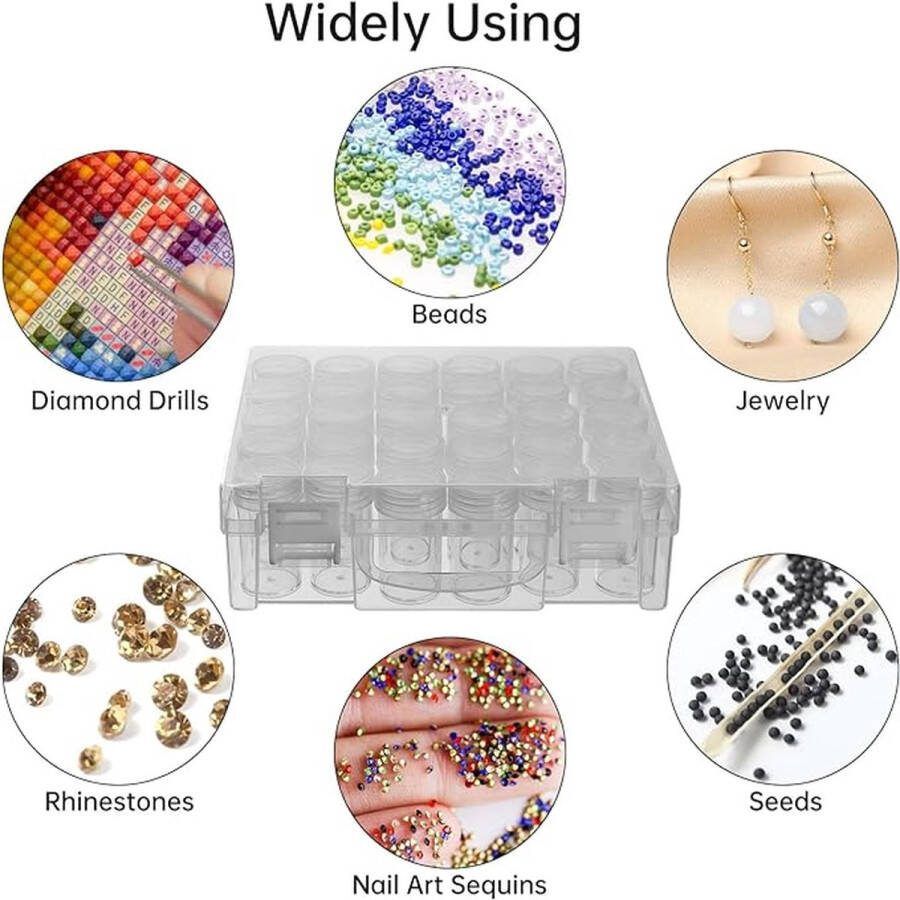 Diamond painting storage box diamantborduurwerk doos voor doe-het-zelf handwerk 30
