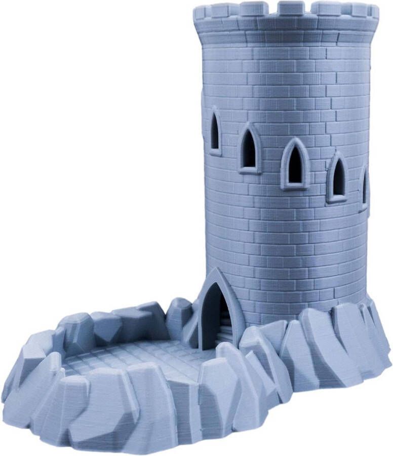 Dice tray D&D Dice Tower Castle dice roller for dungeons and dragons tabletop RPG minis board games. dice tray