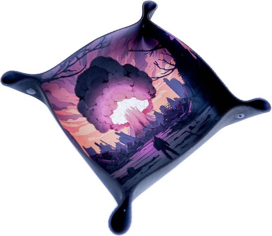 Dice tray Dobbelbak voor bord- en rollenspellen Age of Sigmar Warhammer 40k The 9 Age Warhammer FRP Nucleaire Explosie met html content dice tray