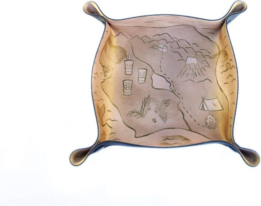 Dice tray Dobbelbak voor bord- en rollenspellen Avontuur op het Vervloekte Eiland Robinson Crusoe HTML content dice tray