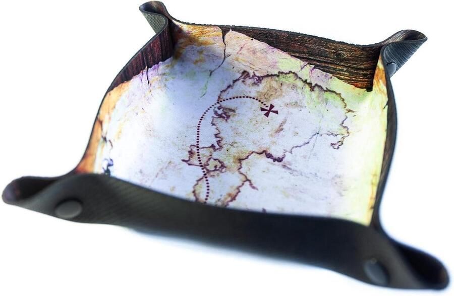 Dice Tray Dobbelbak voor bord- en rollenspellen Robinson Crusoe Avonturen op het Vervloekte Eiland Kleine Wereld Vergeten Eiland dice tray