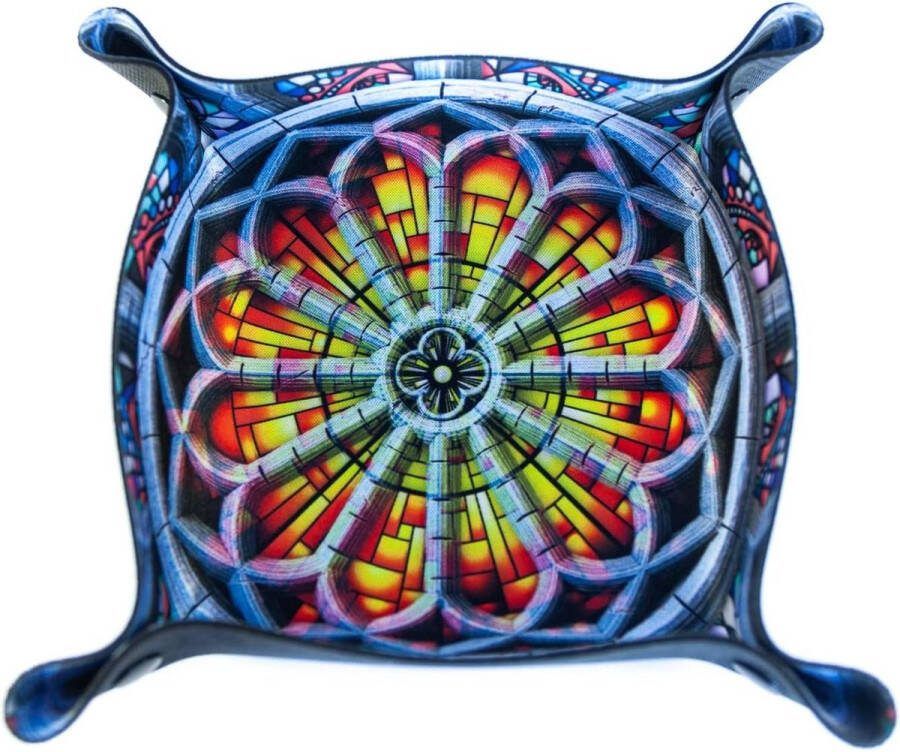 Dice tray Dobbelbak voor bord- en rollenspellen Sagrada Kathedraal met contetn in html dice tray