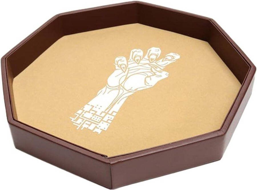 Dice tray Grinning Gargoyle Deluxe 30cm Fantasy Vecna Claw DnD dobbelstenen lade dobbelstenen roller mat RPG tafelblad rollenspellen gaming accessoire geluidsdempende dice tray