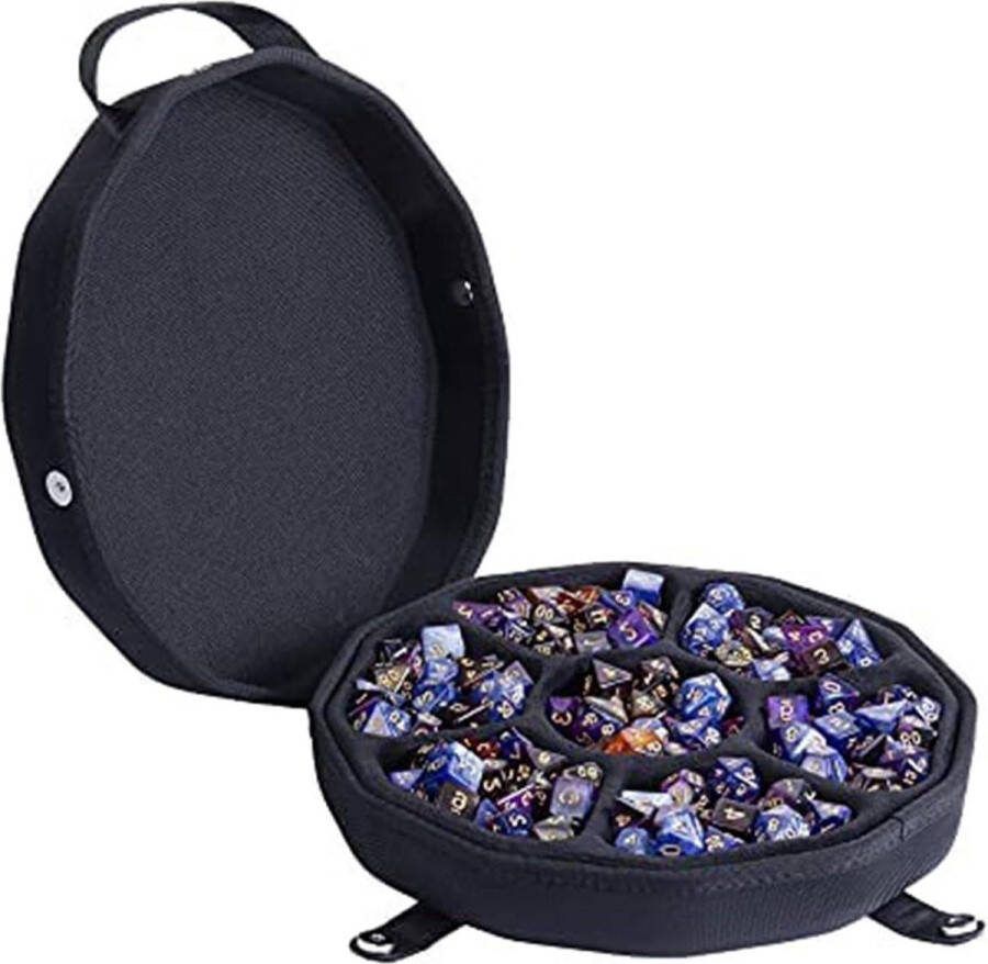 Dice tray Harde draagtas vervanging DND dobbelstenen set 210 DND polyhedrale dobbelstenen DND dobbelstenen lade alleen hoes dice tray