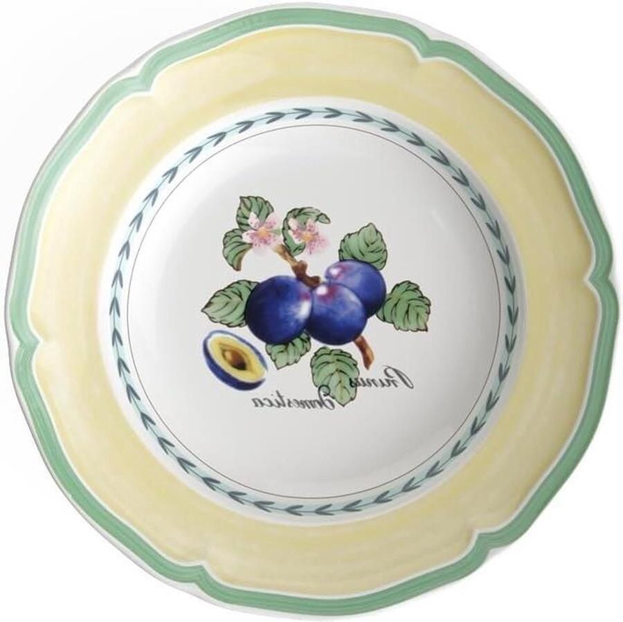 Diep bord porselein French Garden Valence 23 cm