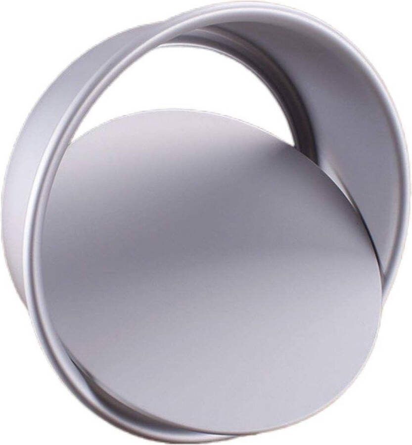 Diepe Aluminium Ronde Cake Pan 4-12 Inch Non-Stick Verwijderbare Bodem Bruiloft Cake Bakvorm Verjaardagstaart Pan Kerst Cake Tin Losse Basis