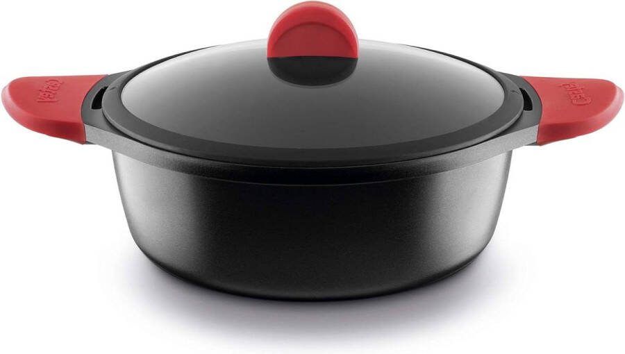 Diepe braadpan 20 cm geschikt voor inductie perfecte warmteverdeling veilige en zachte handgrepen