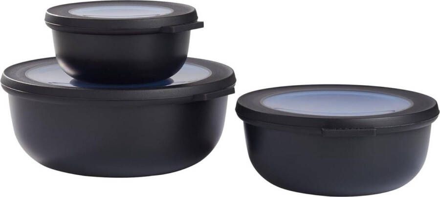 Diepvriesdozen Multikom Cirqula 3-delige set Nordic black 350ml 750ml 1250ml need content in html diepvriesdozen
