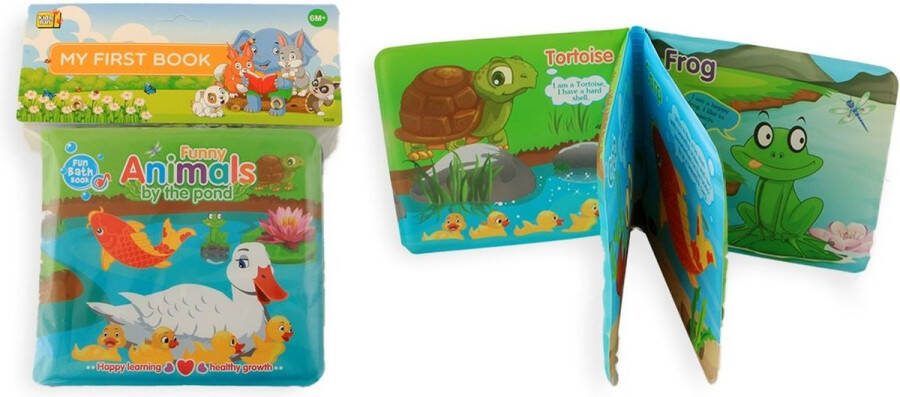 My first book dieren baby badboekje 20x16 5x2cm