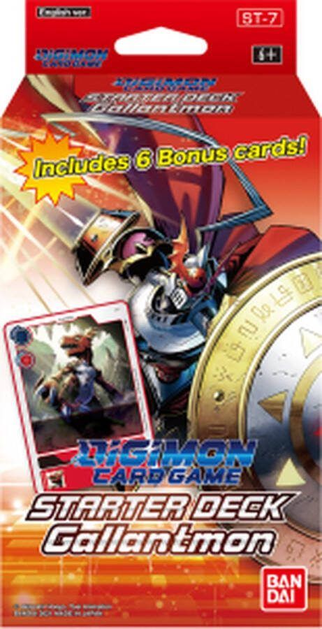 Digimon Card Game Starter Deck Display Gallantmon ST-7 EN