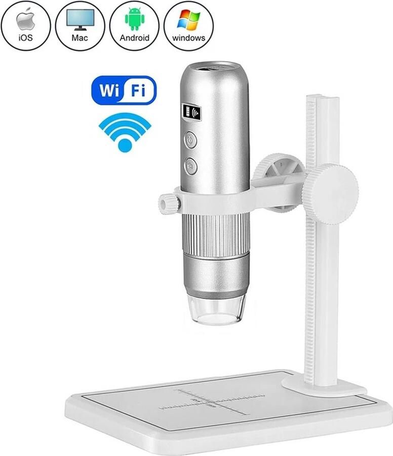 Digitaal vergrootglas Digitale Microscoop Camera Microscoop 1000x Wit