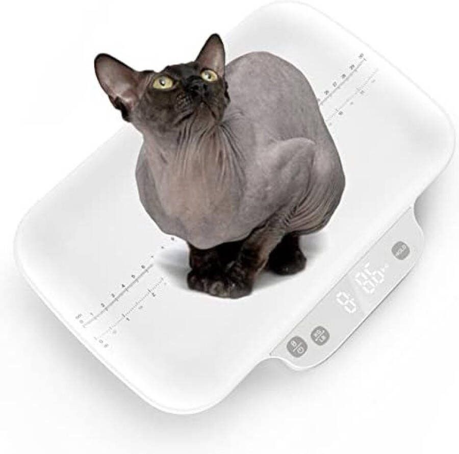 Digitale babyweegschaal voor huisdieren en peuters 15 kg (± 1 g)