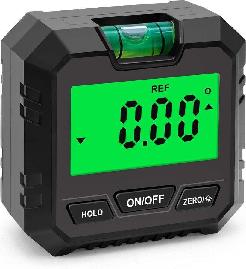 Digitale Hoekmeter Magnetisch Met LCD scherm Precisie Hellingmeter Compacte Waterdichte Waterpas Batterij niet inbegrepen