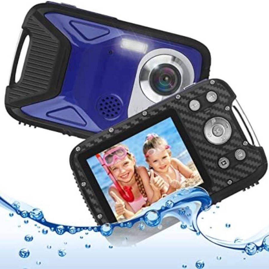 Digitale Kindercamera Kinderfototoestel Kindercamera Digitaal Blauw
