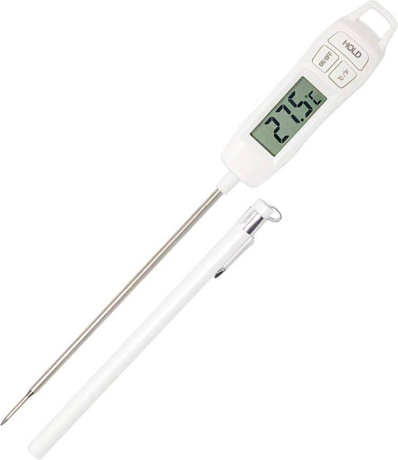 Digitale koken vleesthermometer Instant 5 sec. lezen koken voedsel thermometer grote LCD-scherm Auto-Off voor voedsel vlees grill BBQ water & melk warme dranken thermometer sonde