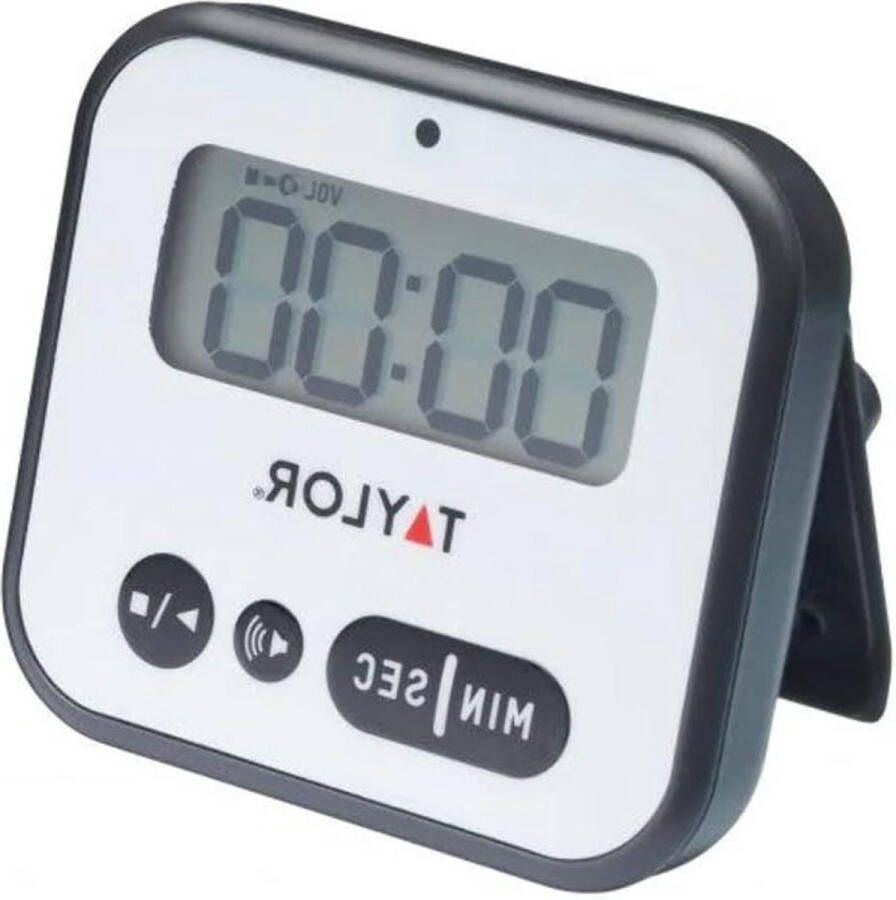 Digitale Kookwekker 5 x 85 x 75 cm Plastic Wit En Zwart Keuken accessoire Kookwekker analoog