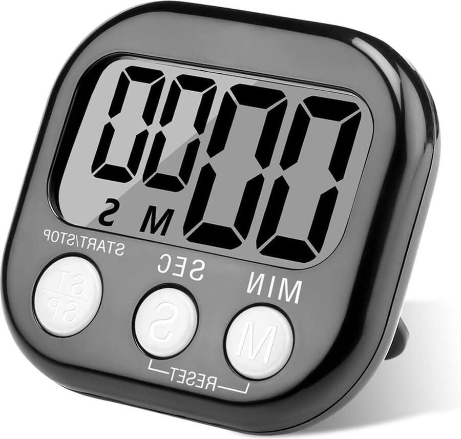 Digitale Kookwekker luid alarm stopwatch voor kinderen keukentimer met magneet en training koken