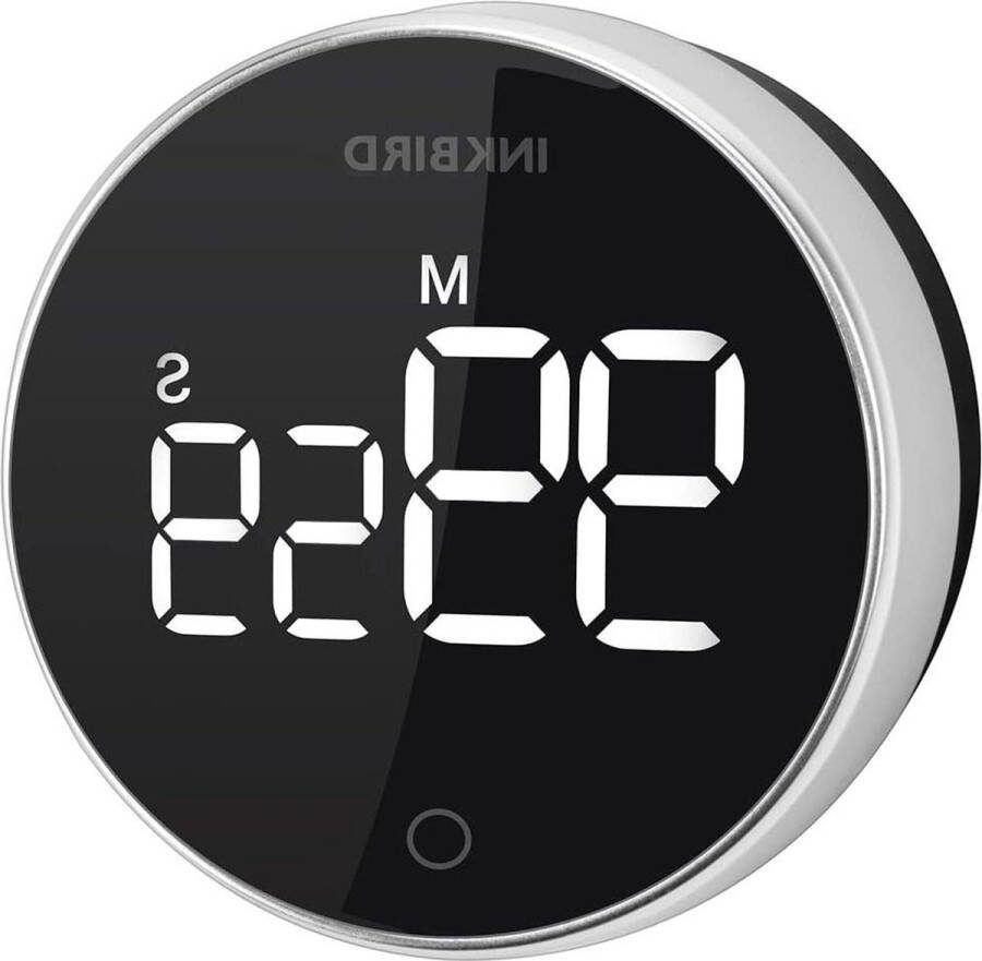 Digitale Kookwekker Magnetische Kookwekker met Ultra Helder LED-Scherm USB Oplaadbaar Afteltimer voor Koken Gamen Studeren