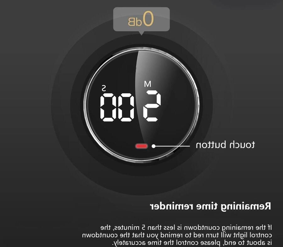 Digitale Magnetische Keuken Timer Groot LED Scherm Koken Sport Studie Timer Ei Timer kookwekker digitaal