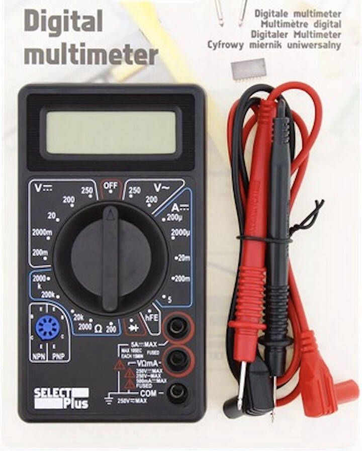 Digitale multimeter 250 volt 5 ampère