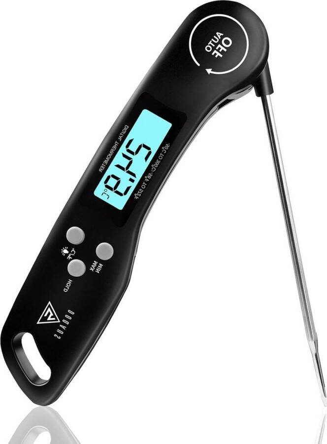 Digitale Vleesthermometer Directe Uitlezing Opvouwbare Lange Sonde LCD-scherm Keuken Grill BBQ accessoires