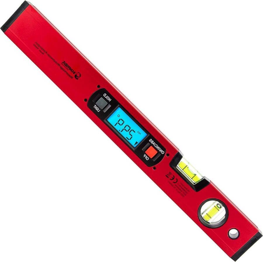 Digitale waterpas hoekmeter met LCD display en magnetische hellingsmeter 0-90° SCHMIDT security tools
