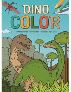 Deltas Dino Color uitscheurbare kleurplaten