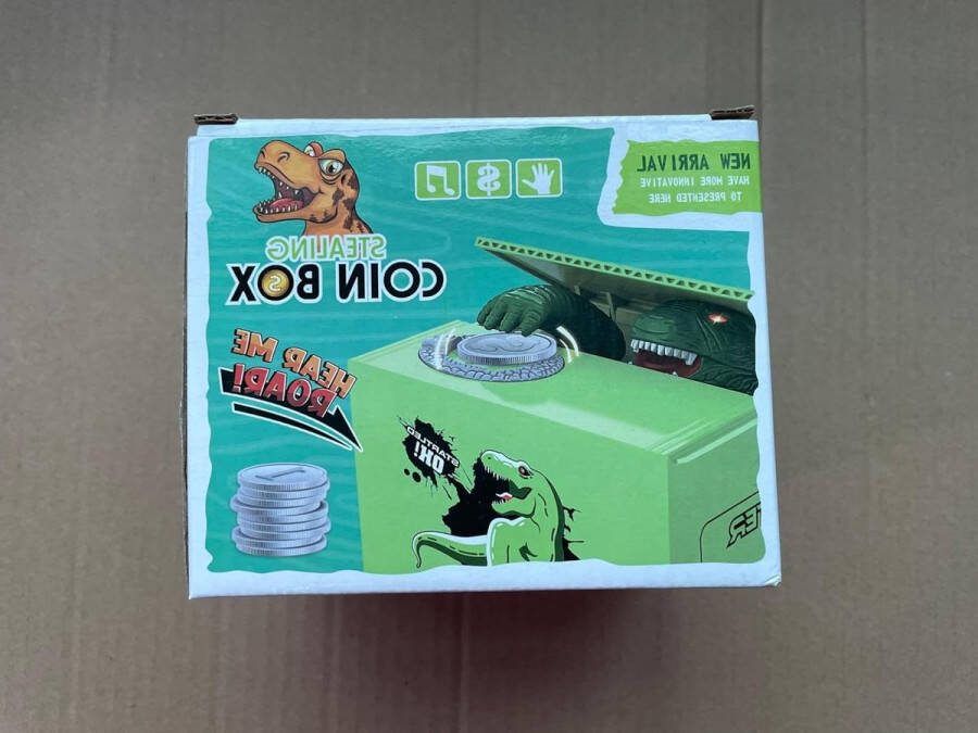 Dinosaurus spaarpot voor kinderen cartoon design verjaardagscadeau en kerstcadeau