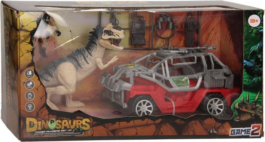 Dinosaurus Speelset Rood