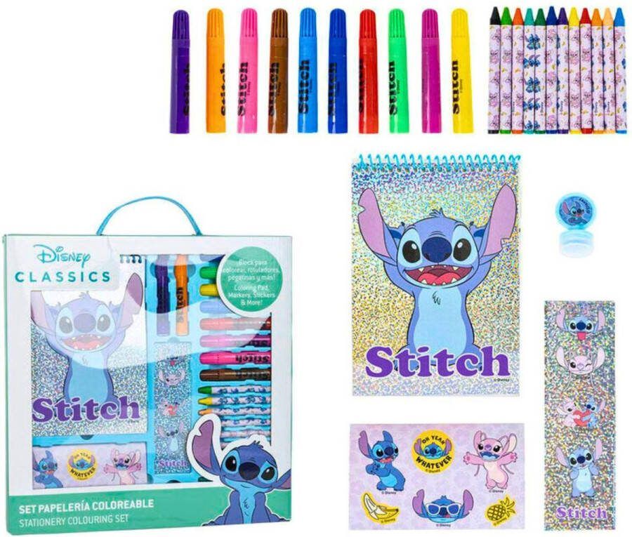 Disney Lilo en Stitch Tekenen Tekenset Knutselen 26 Stuks 30 Kleurplaten